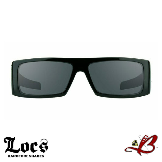 Locs OG Black Signature Lowrider Flat Top Gangster Hardcore Shades Sunglasses