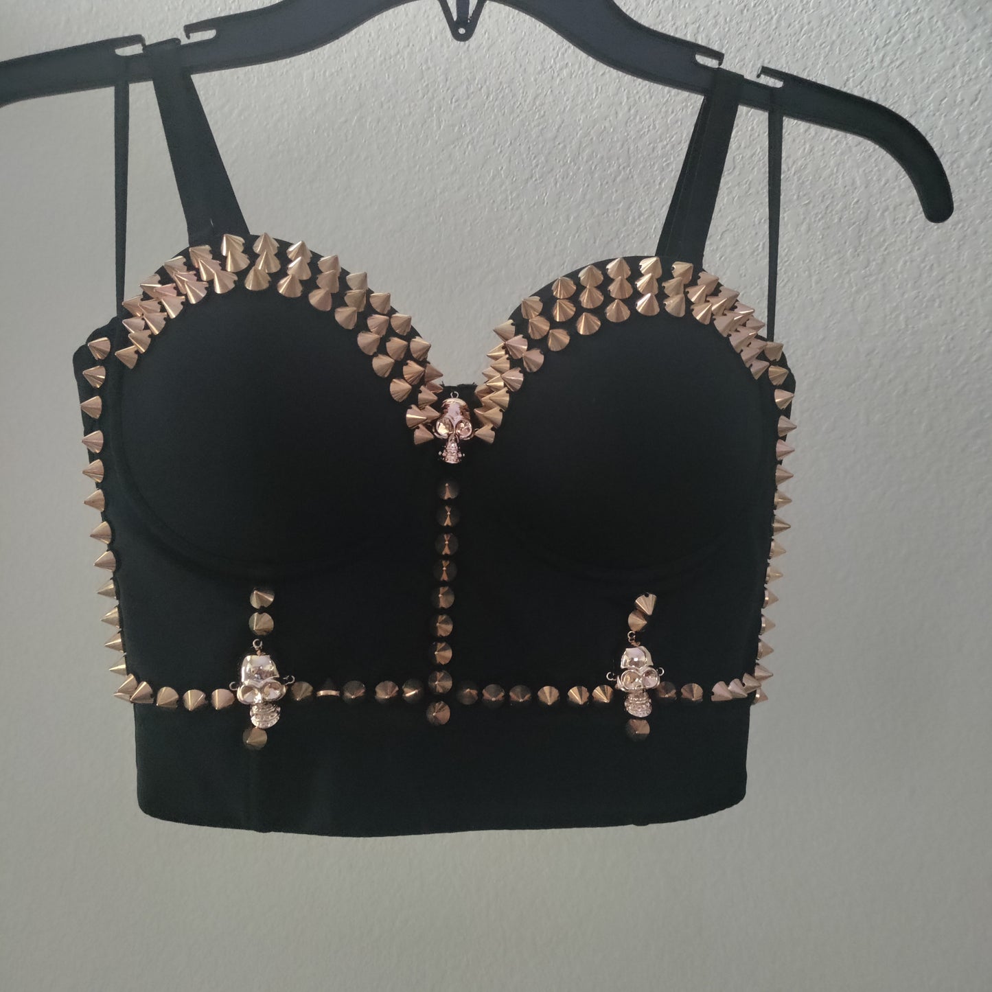 Golden Spike & Skull Bustier