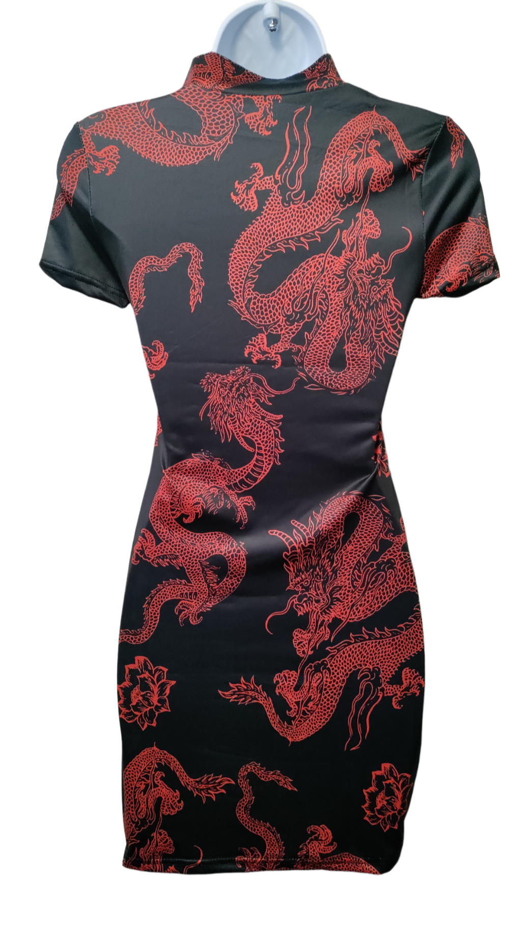 "Enter the Dragon" reverseable bodycon mini dress