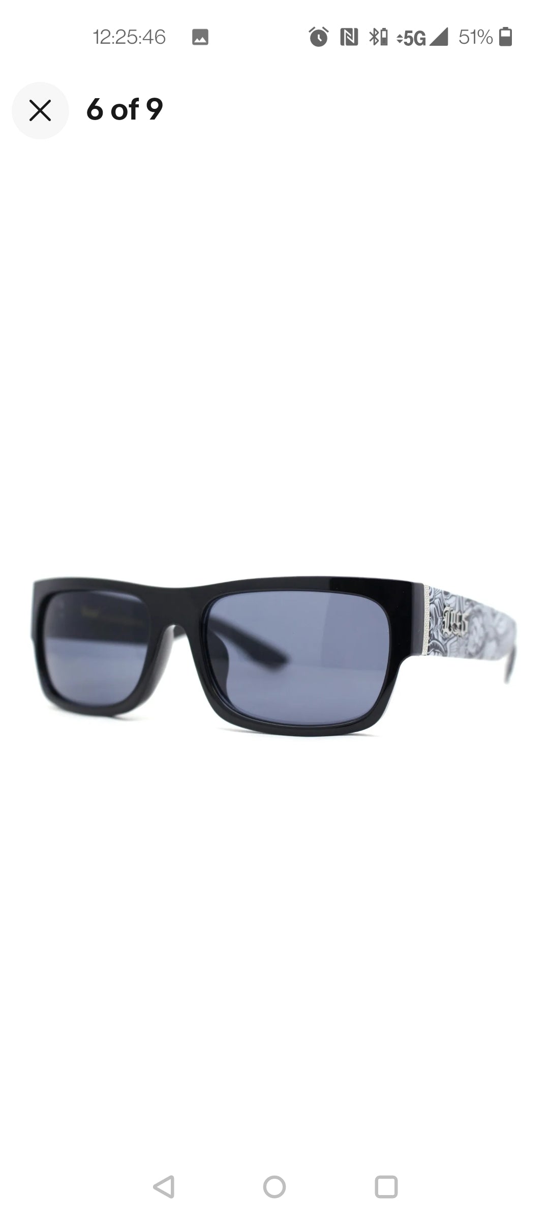 Locs Graffiti Skull Arm Cholo OG Gangster Shades Black Sunglasses