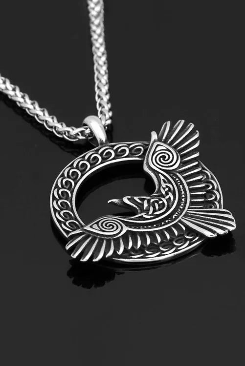 "Free Bird" Stainless Steel Pendant Necklace