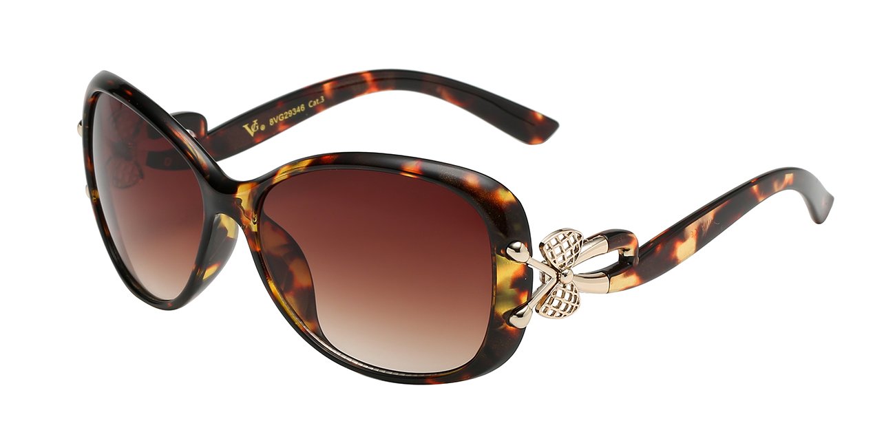 VG Brand Classy Small Oval Bow/Bee Women's Sunglasses