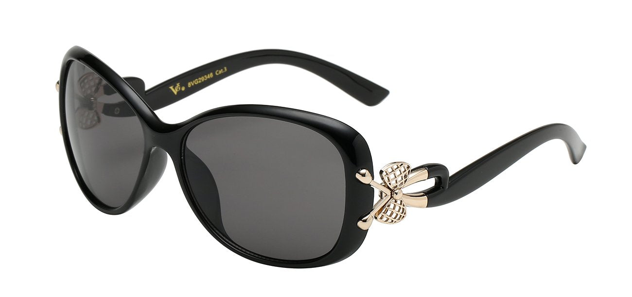 VG Brand Classy Small Oval Bow/Bee Women's Sunglasses