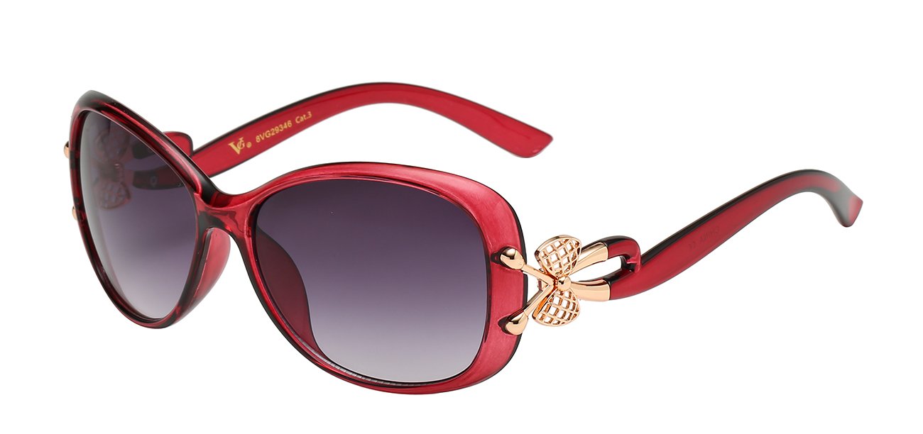 VG Brand Classy Small Oval Bow/Bee Women's Sunglasses