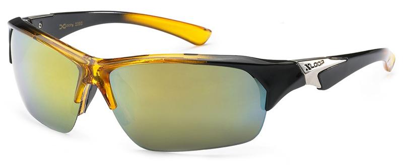 X-LOOP Semi-Rimless Men's Sunglasses