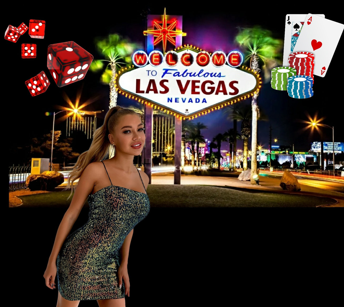The "Viva Las Vegas" dress