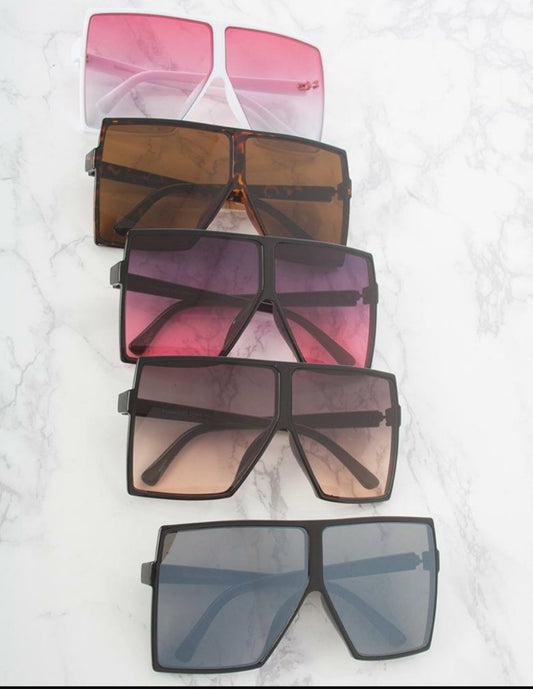 Flat Top Aviators Womens Sunglasses
