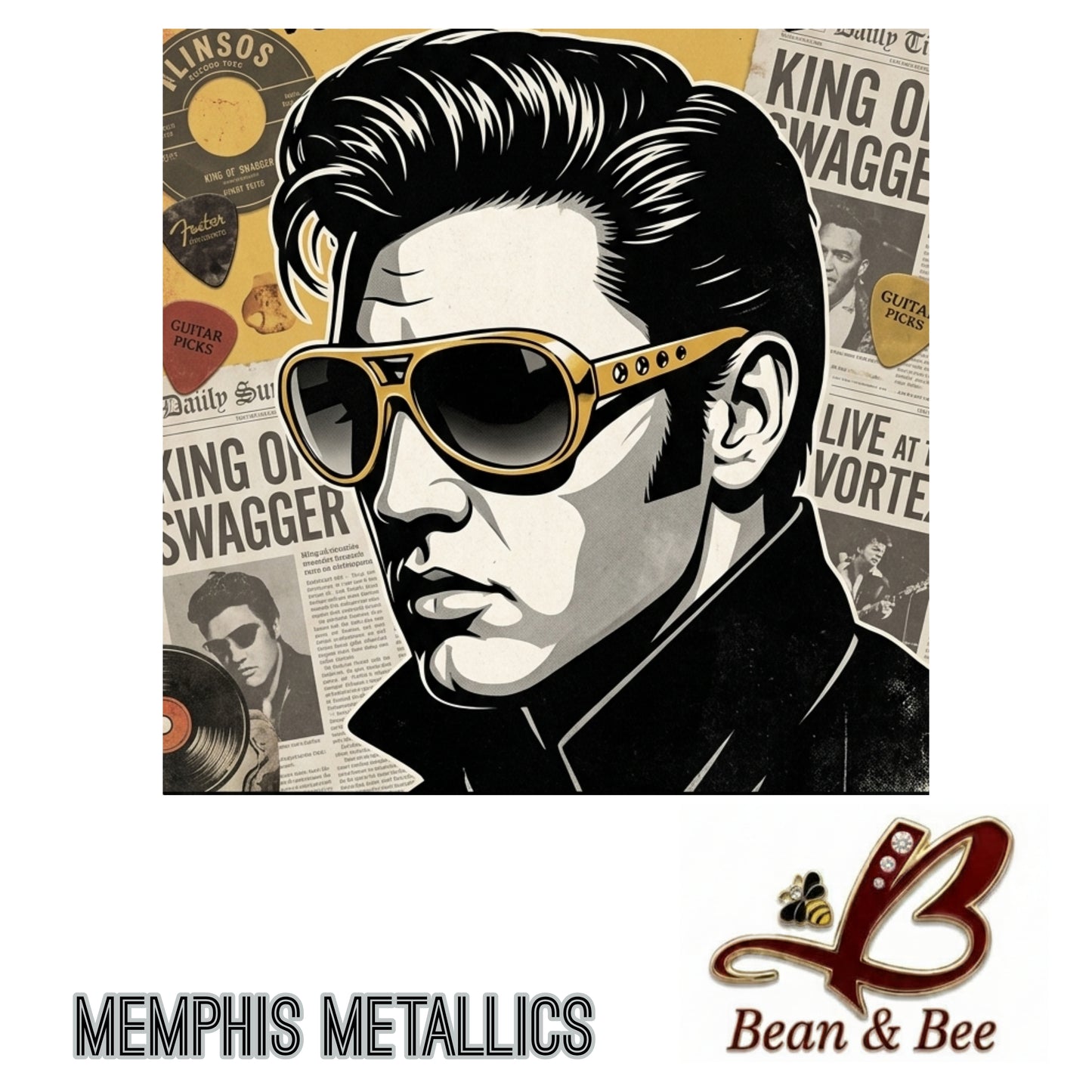 Memphis Metallics TCB Aviator Shades