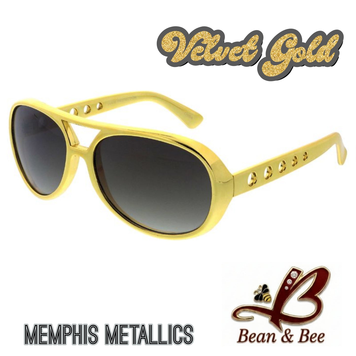 Memphis Metallics TCB Aviator Shades
