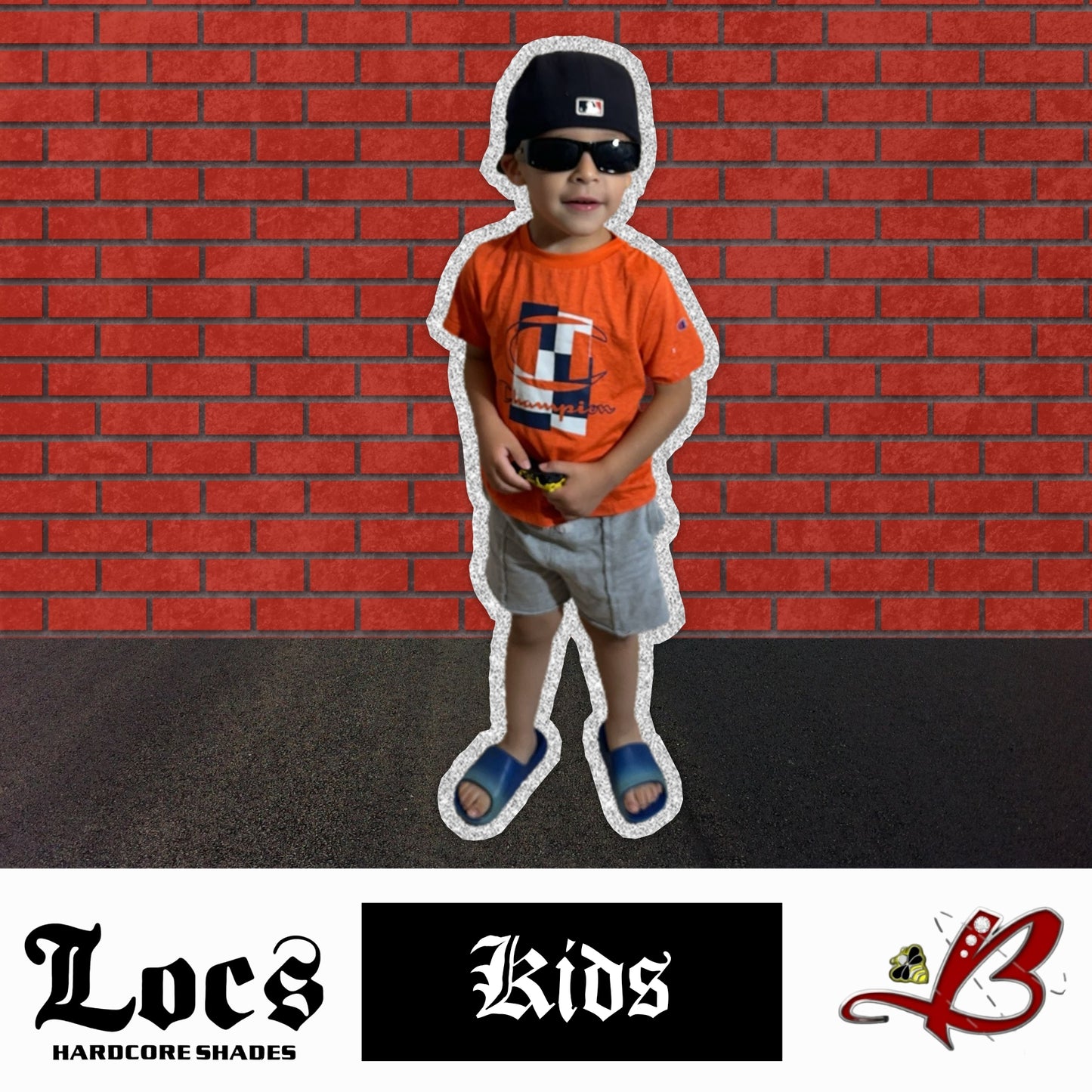 LOCS Kids Size Classic Gangster Cholo Mad Dog Shades OG Eyewear Children's Sunglasses | Original & Authentic Locs