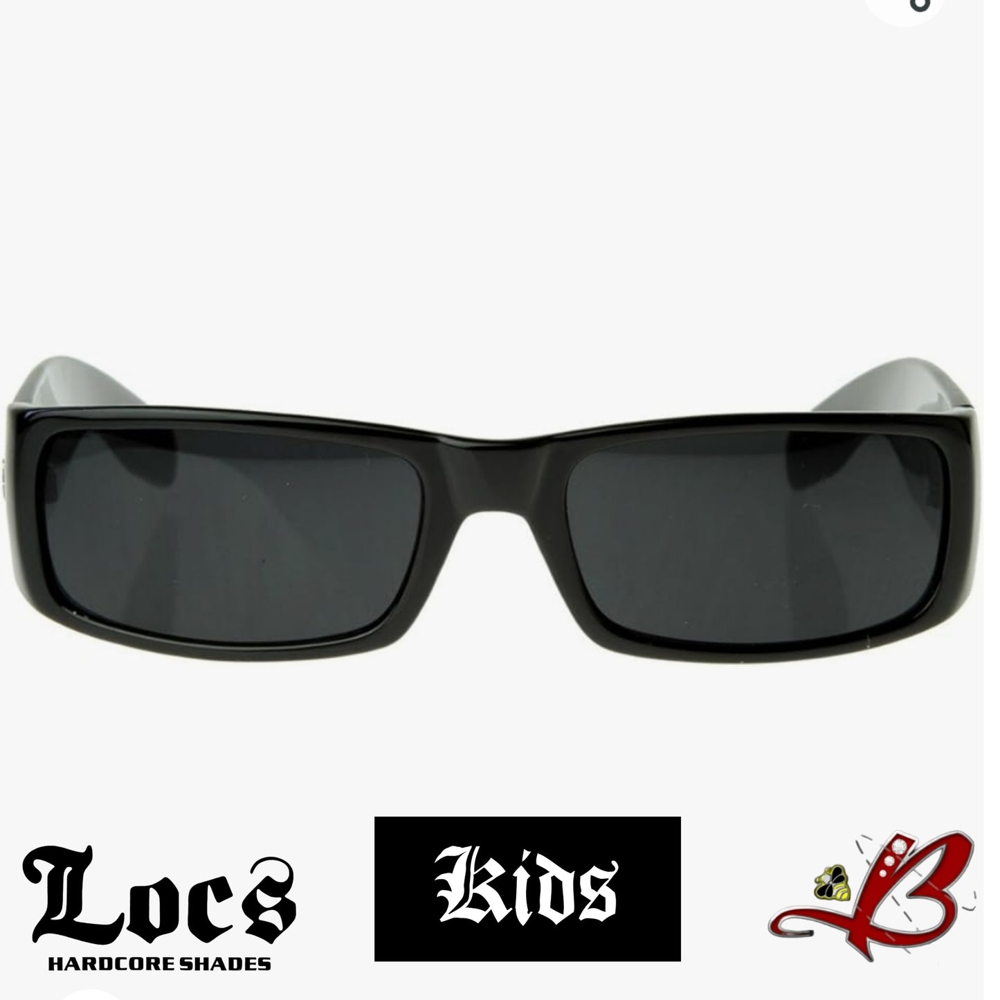 LOCS Kids Size Classic Gangster Cholo Mad Dog Shades OG Eyewear Children's Sunglasses | Original & Authentic Locs