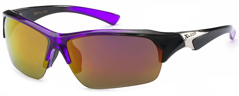 X-LOOP Semi-Rimless Men's Sunglasses