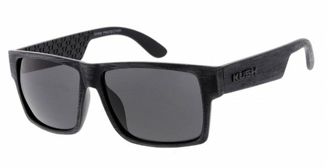  

Mens KUSH Classic Horn Rimmed Wood Print Sunglasses